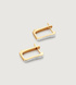 Gold Vermeil Alta Capture Diamond Huggie Earrings - Diamond - Monica Vinader
