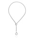 Sterling Silver Doina Lariat Necklace - Monica Vinader