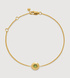 Gold Vermeil August Birthstone Chain Bracelet - Peridot - Monica Vinader