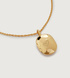 Gold Vermeil ID Mini Locket Chain Necklace - Monica Vinader