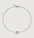 Sterling Silver November Birthstone Chain Bracelet - Citrine - Monica Vinader
