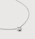 Sterling Silver Lab Grown Diamond Solitaire Pear Chain Necklace Adjustable 41-46cm/16-18' - Lab Grown Diamond - Monica Vinader