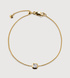 Gold Vermeil Asscher Diamond Chain Bracelet - Lab Grown Diamond - Monica Vinader