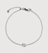 Sterling Silver Pear Diamond Chain Bracelet - Lab Grown Diamond - Monica Vinader