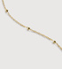 Gold Beaded Chain Necklace 16-18' - Monica Vinader