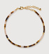 Gold Vermeil Delphi Multi Gemstone Beaded Bracelet - Tigers Eye - Monica Vinader