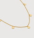 Gold Vermeil Siren Muse Station Chain Necklace - 16-18" - Monica Vinader