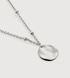 Sterling Silver Siren Muse Disc Chain Necklace - 16-18' - Monica Vinader