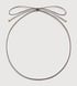 Gold Vermeil Cord Necklace - Mink - Monica Vinader