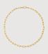 Gold Vermeil Alta Mini Chain Necklace - Monica Vinader