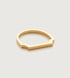 Gold Vermeil Signature Slim Ring - Monica Vinader
