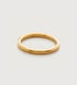 Gold Vermeil Siren Hammered Ring - Monica Vinader