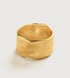 Gold Vermeil Siren Muse Bold Ring - Monica Vinader