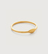Gold Vermeil Siren Muse Slim Ring - Monica Vinader