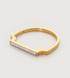 Gold Vermeil Signature Diamond Slim Ring - Diamond - Monica Vinader