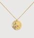 Gold Vermeil Libra Zodiac Chain Necklace - Monica Vinader