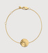 Gold Vermeil Aquarius Zodiac Chain Bracelet - Monica Vinader
