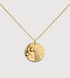 Gold Vermeil Aquarius Zodiac Chain Necklace - Monica Vinader