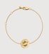 Gold Vermeil Pisces Zodiac Chain Bracelet - Monica Vinader