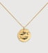 Gold Vermeil Pisces Zodiac Chain Necklace - Monica Vinader