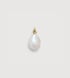 Gold Baroque Pearl Pendant - Pearl - Monica Vinader