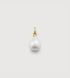 Gold Baroque Pearl Small Pendant - Pearl - Monica Vinader