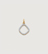 Gold Riva Kite Diamond Small Pendant - Lab Grown Diamond - Monica Vinader