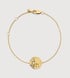 Gold Vermeil Libra Zodiac Chain Bracelet - Monica Vinader