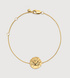 Gold Vermeil Sagittarius Zodiac Chain Bracelet - Monica Vinader
