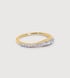 Gold Vermeil Riva Pavé Diamond Stacking Ring - Lab Grown Diamond - Monica Vinader
