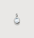 Sterling Silver April Birthstone Locket - Rock Crystal - Monica Vinader