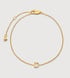 Gold Vermeil Initial D Chain Bracelet - Monica Vinader