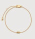 Gold Vermeil Initial I Chain Bracelet - Monica Vinader