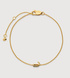Gold Vermeil Initial J Chain Bracelet - Monica Vinader