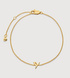 Gold Vermeil Initial Y Chain Bracelet - Monica Vinader