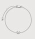 Sterling Silver Initial C Chain Bracelet - Monica Vinader
