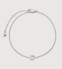 Sterling Silver Initial D Chain Bracelet - Monica Vinader