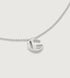Sterling Silver Initial G Necklace Adjustable 41-46cm/16-18' - Monica Vinader