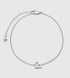 Sterling Silver Initial L Chain Bracelet - Monica Vinader
