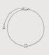 Sterling Silver Initial R Chain Bracelet - Monica Vinader