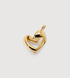 Gold Vermeil Infinity Heart Pendant - Monica Vinader