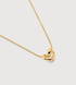 Gold Vermeil Infinity Heart Small Chain Necklace - Monica Vinader