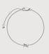 Sterling Silver Initial Z Chain Bracelet - Monica Vinader