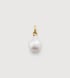 Gold Vermeil Baroque Pearl Small Pendant - Pearl - Monica Vinader