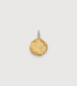 Gold Vermeil Diamond Coin Pendant - Lab Grown Diamond - Monica Vinader