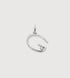 Sterling Silver Solitaire Diamond Initial G Pendant - Lab Grown Diamond - Monica Vinader