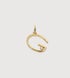 Gold Vermeil Solitaire Diamond Initial G Pendant - Lab Grown Diamond - Monica Vinader