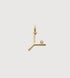 Gold Vermeil Solitaire Diamond Initial Y Pendant - Lab Grown Diamond - Monica Vinader