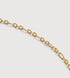 Gold Vermeil Textured Link Chain Necklace 22' - Monica Vinader