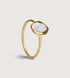 Gold Vermeil Odyssey Gemstone Ring - Moonstone - Monica Vinader